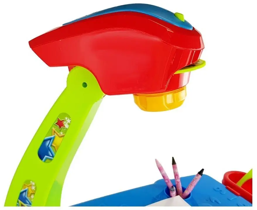 Masa cu proiector LeanToys My Little Painter (Green/Blue)