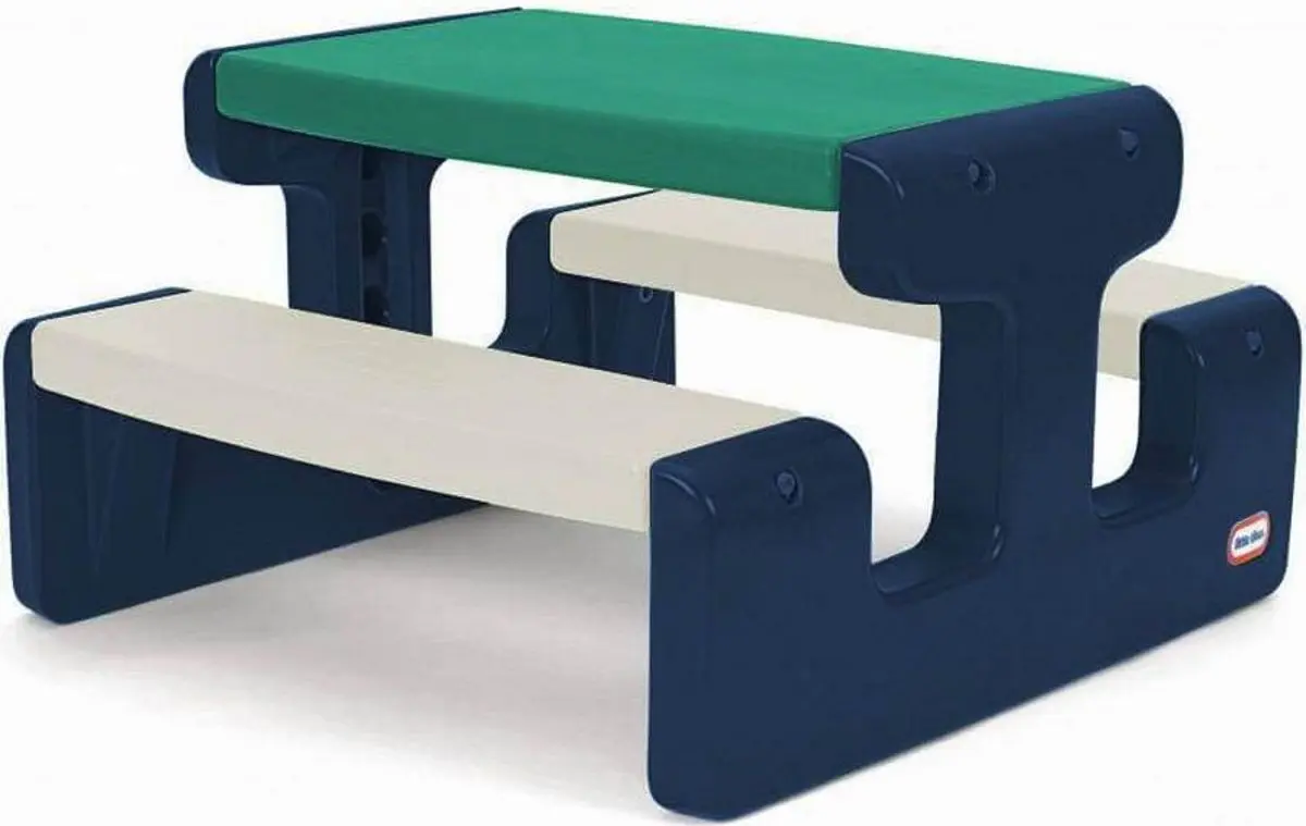 Masa cu banci Little Tikes Picnic (Blue/Green)