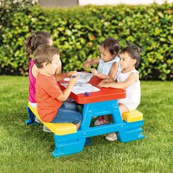 Set masa+2 scaune Mattel Dolu 2308 (Blue/Orange) Thumb