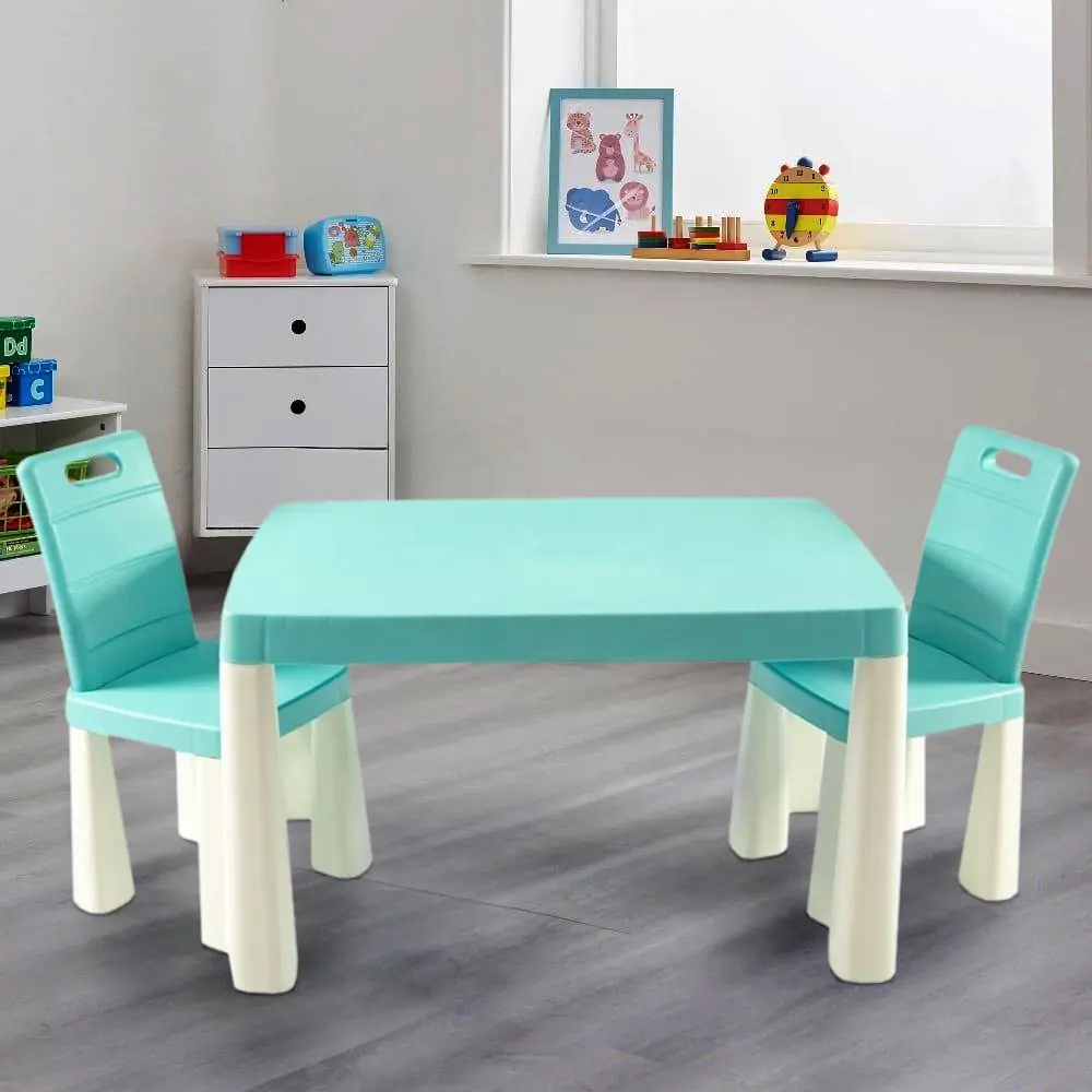 Set masa+2 scaune MyKids 04680/7 (Turquoise)