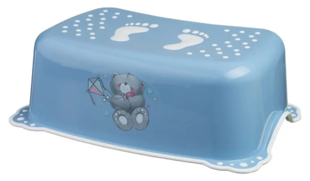 Taburet pentru copii MyKids Bears (Blue/White)