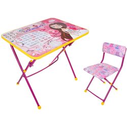 Set masa+scaun Nika KU1/17 Printesa Mica (Pink) Thumb