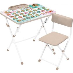 Set masa+scaun Nika КУ1/3М (Beige) Thumb