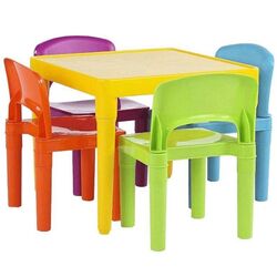 Set masa+4 scaune Mobhaus Zilbo (Multicolor)