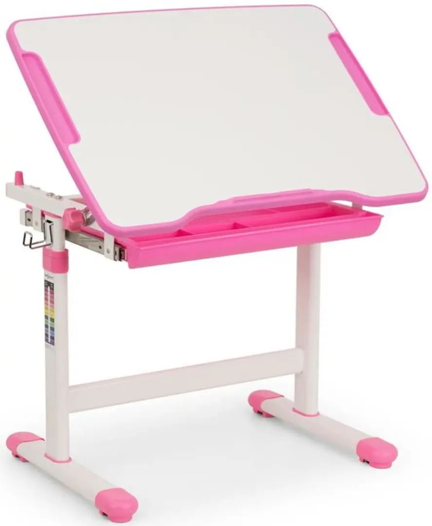 Set masa+scaun OneConcept Annika (Pink/White)