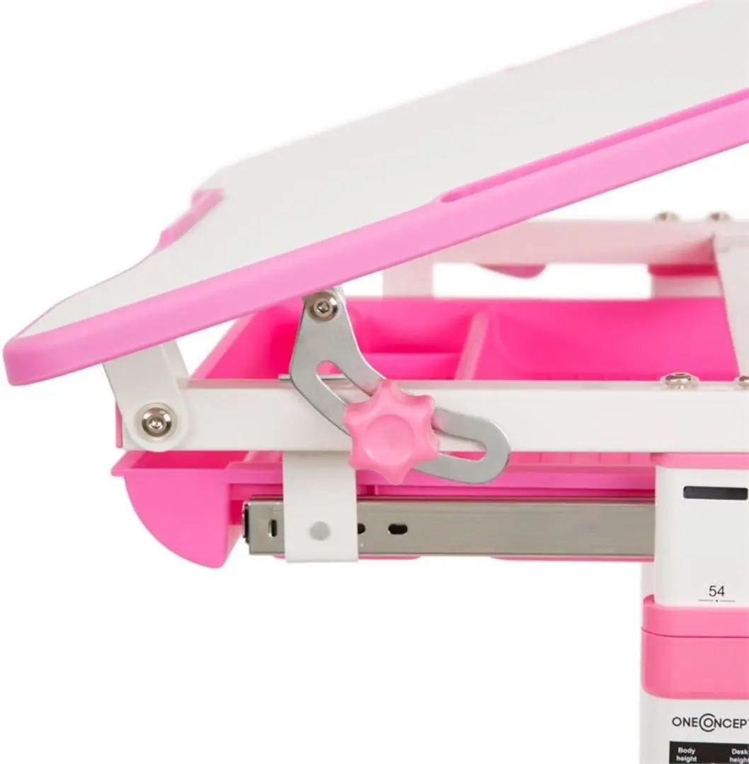 Set masa+scaun OneConcept Annika (Pink/White)