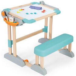 Парта со скамьей Smoby Modulo Space Desk (White/Blue)