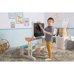 Парта со скамьей Smoby Modulo Space Desk (White/Blue) Thumb