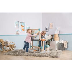 Парта со скамьей Smoby Modulo Space Desk (White/Blue) Thumb