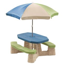 Столик с лавочками Step2 Naturally Playful 8438 (Blue/Green)
