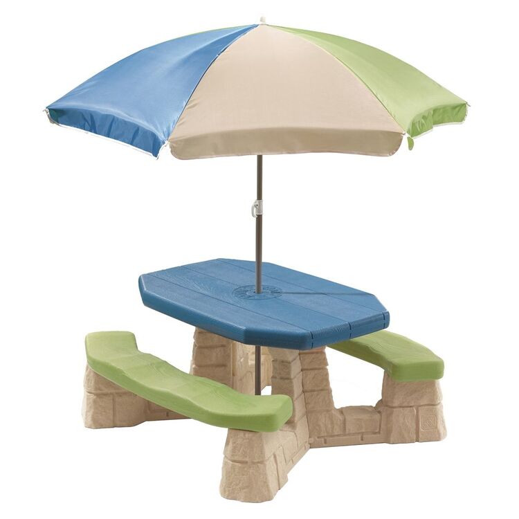 Столик с лавочками Step2 Naturally Playful 8438 (Blue/Green)