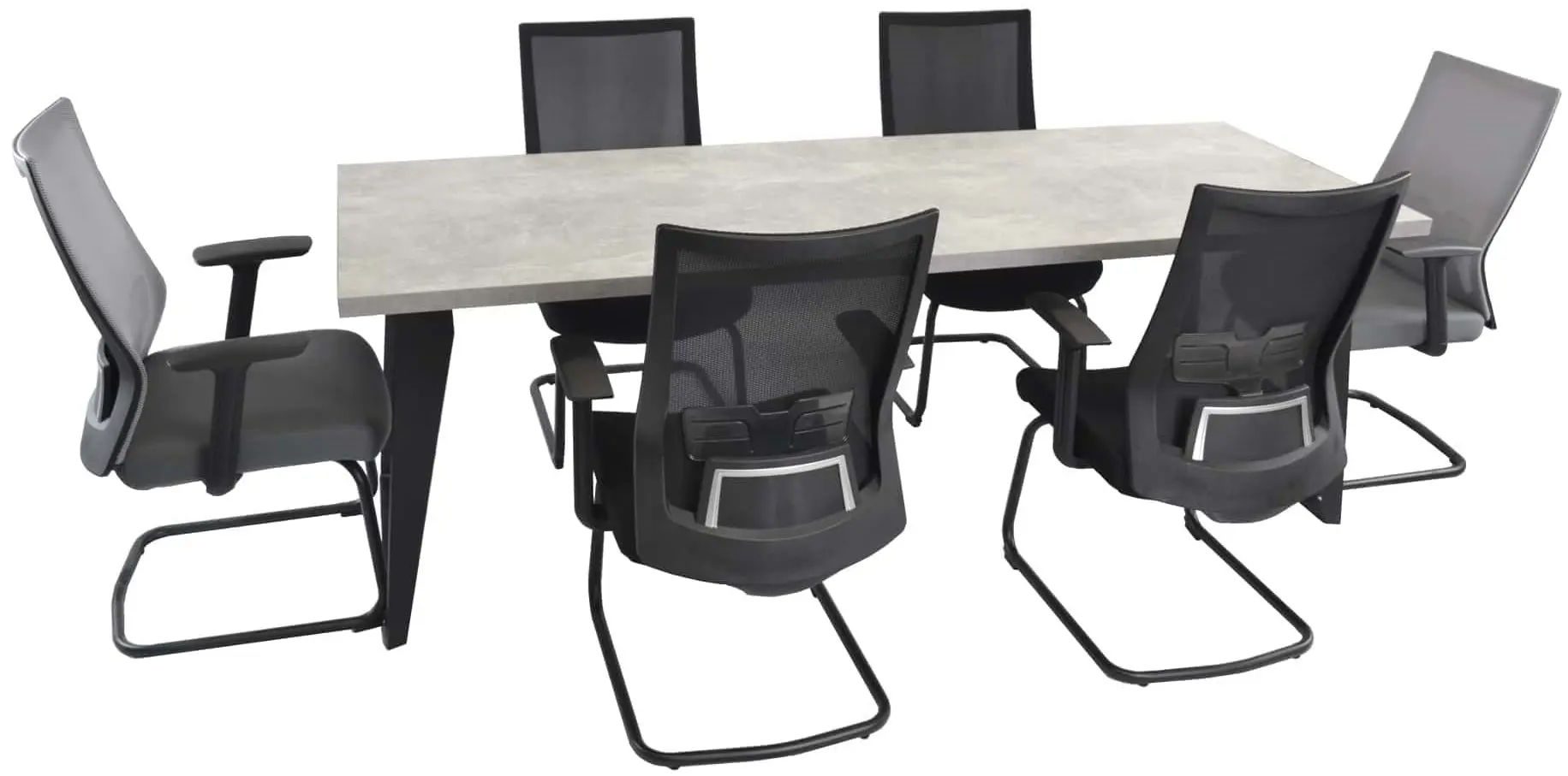 Masa pentru conferinte DP Town  275x130 (Concrete Gray/Black)