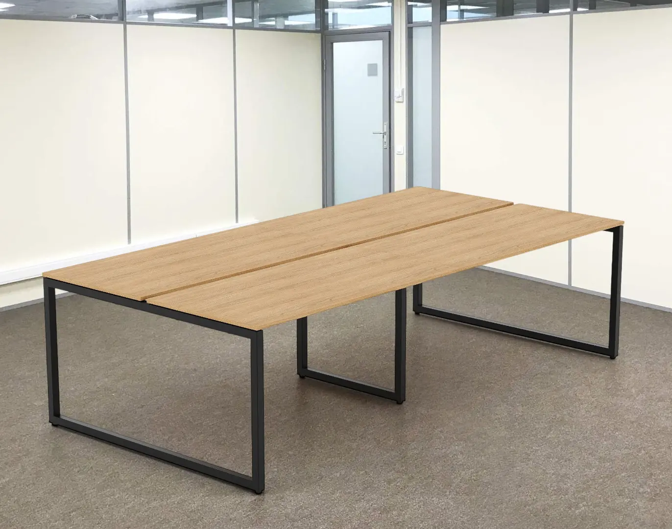 Masa pentru conferinte DP Mitaka 276x140 (Oak/Black)