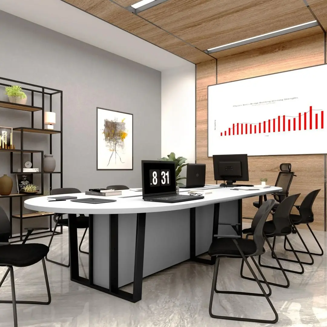 Стол для конференций DP Protocol (Gray/Black)