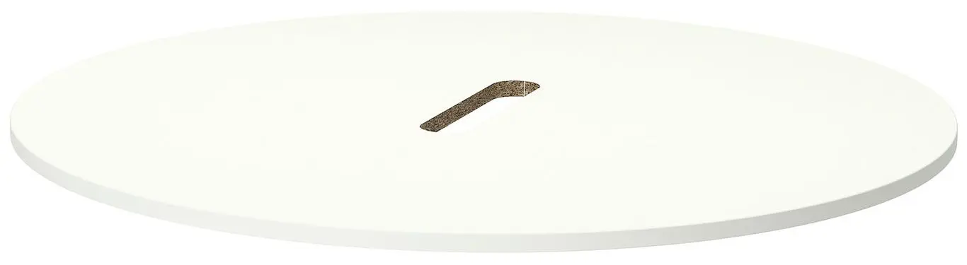 Masa pentru conferinte Ikea Mittzon 120x75 (Alb/Negru)