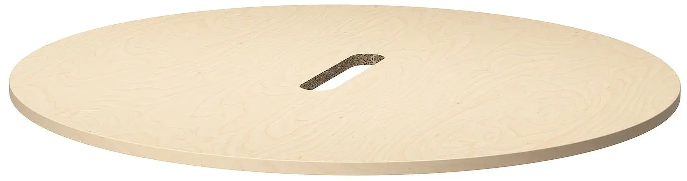 Masa pentru conferinte Ikea Mittzon 120x75 (Furnir Mesteacan/Alb)