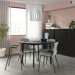 Стол для конференций Ikea Mittzon 120x75 (Черный)