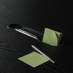 Стол для конференций Ikea Mittzon 120x75 (Черный) Thumb