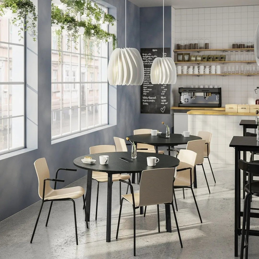 Стол для конференций Ikea Mittzon 120x75 (Черный) - 10