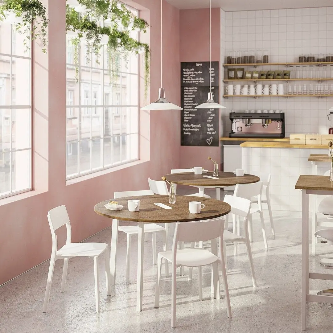 Стол для конференций Ikea Mittzon 120x75 (Орех/Белый) - 11