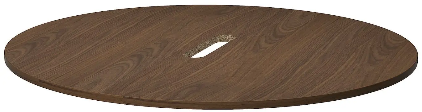 Стол для конференций Ikea Mittzon 120x75 (Орех/Белый) - 3