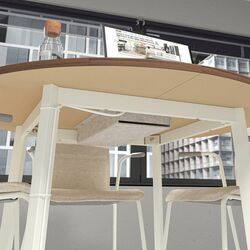 Стол для конференций Ikea Mittzon 120x75 (Орех/Белый) Thumb