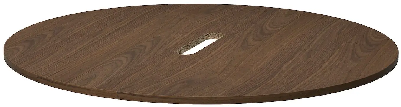 Masa pentru conferinte Ikea Mittzon 120x75 (Furnir Nuc/Negru)