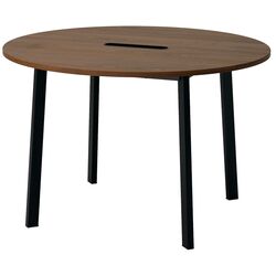 Masa pentru conferinte Ikea Mittzon 120x75 (Furnir Nuc/Negru) Thumb