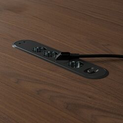 Masa pentru conferinte Ikea Mittzon 120x75 (Furnir Nuc/Negru) Thumb