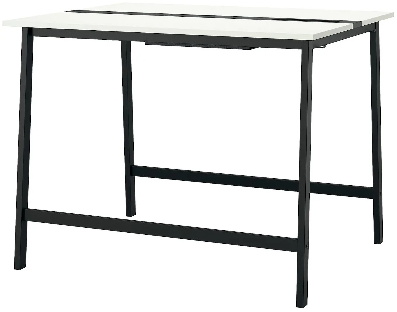 Стол для конференций Ikea Mittzon 140x108x105 (Белый/Черный) - 4