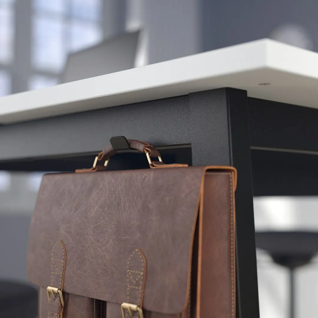 Стол для конференций Ikea Mittzon 140x108x105 (Белый/Черный) - 8