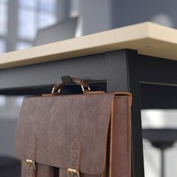 Masa pentru conferinte Ikea Mittzon 140x108x105 (Furnir Mesteacan/Negru) Thumb