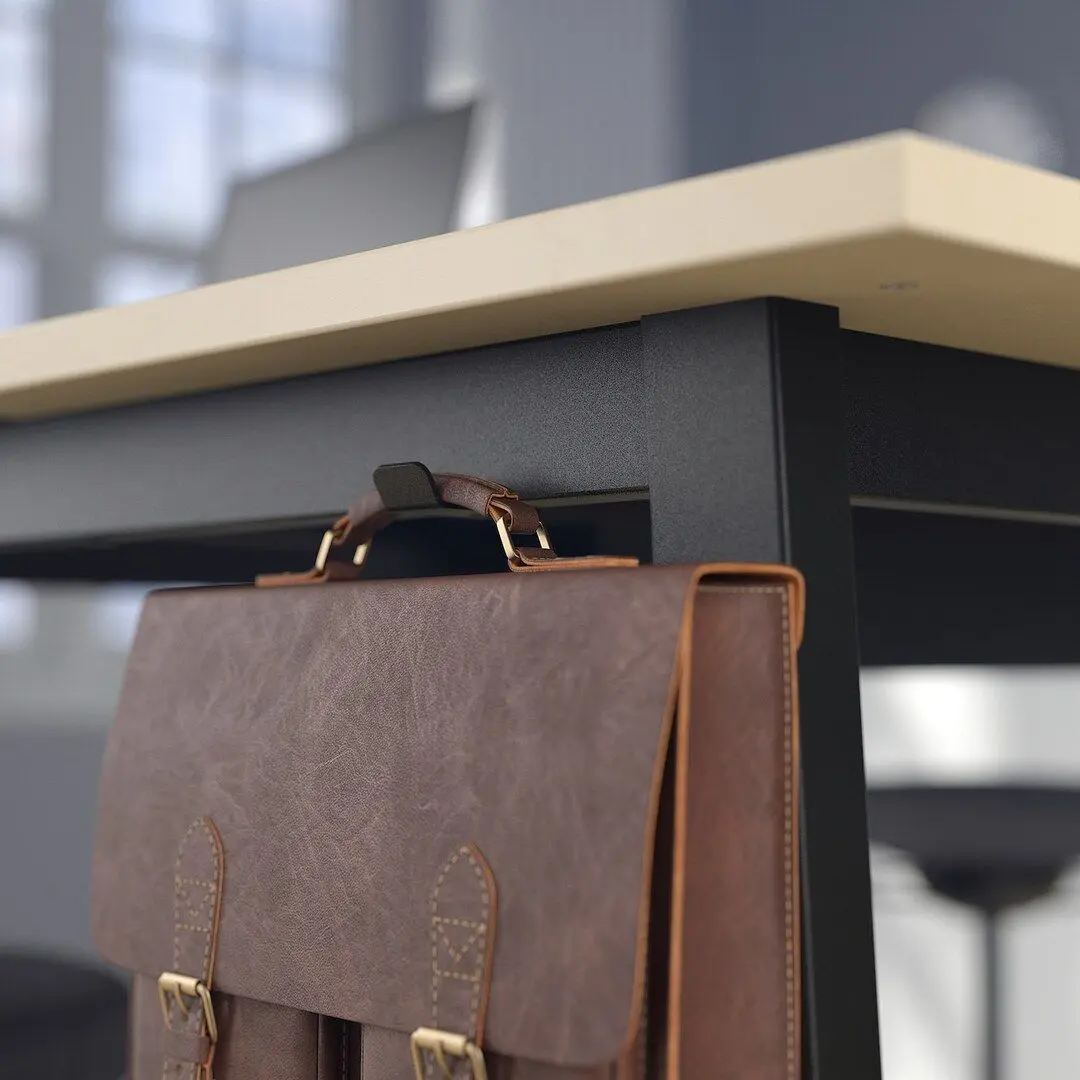 Masa pentru conferinte Ikea Mittzon 140x108x105 (Furnir Mesteacan/Negru)