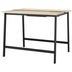Masa pentru conferinte Ikea Mittzon 140x108x105 (Furnir Mesteacan/Negru) Thumb
