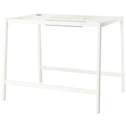 Стол для конференций Ikea Mittzon 140x108x105 (Ореховый шпон/Белый) Thumb