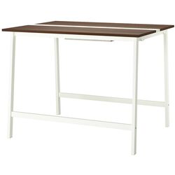 Стол для конференций Ikea Mittzon 140x108x105 (Ореховый шпон/Белый) Thumb