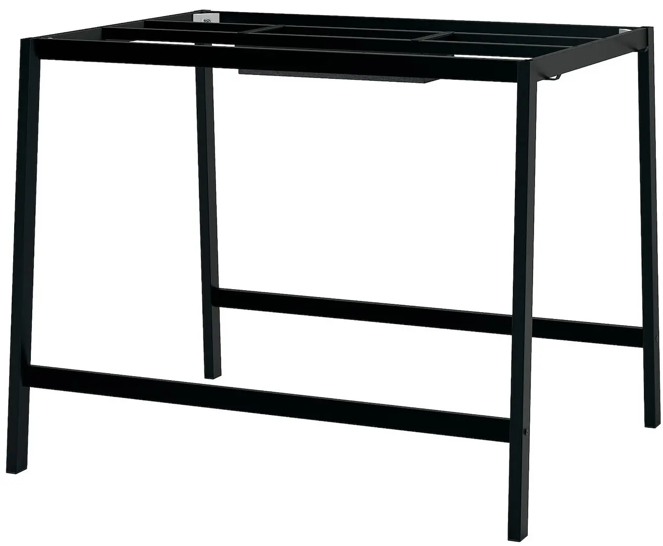 Masa pentru conferinte Ikea Mittzon 140x108x105 (Furnir frasin/Negru vopsit/Negru)