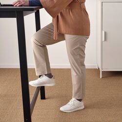 Masa pentru conferinte Ikea Mittzon 140x108x105 (Furnir frasin/Negru vopsit/Negru) Thumb