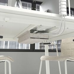 Masa pentru conferinte Ikea Mittzon 140x108x75 (Alb) Thumb