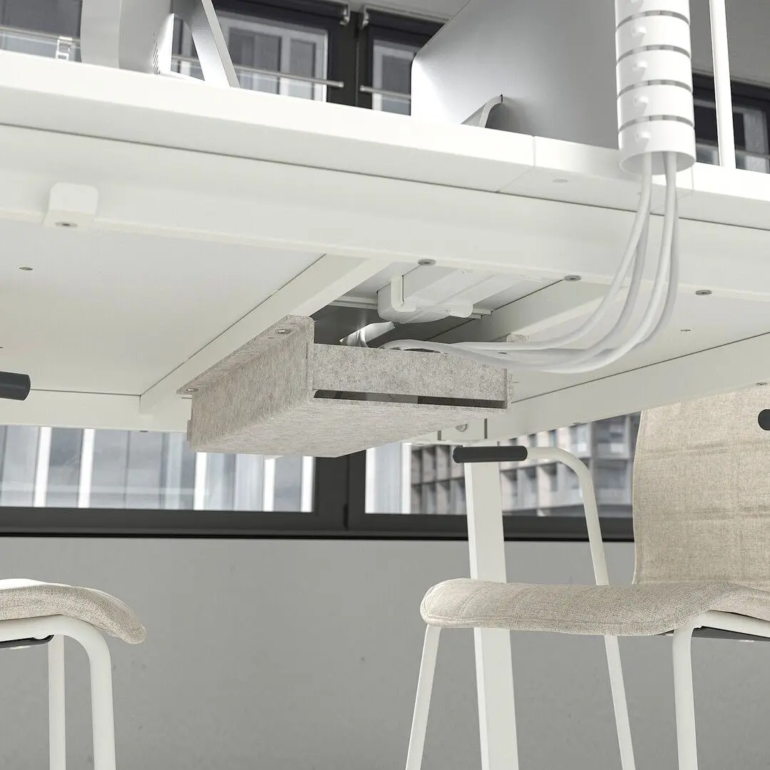 Masa pentru conferinte Ikea Mittzon 140x108x75 (Alb)