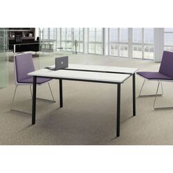 Стол для конференций Ikea Mittzon 140x108x75 (Белый/Черный)