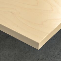 Стол для конференций Ikea Mittzon 140x108x75 (Березовый шпон/Белый) Thumb