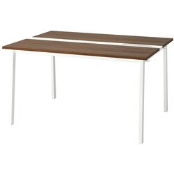 Masa pentru conferinte Ikea Mittzon 140x108x75 (Furnir nuc/Alb) Thumb