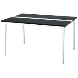 Masa pentru conferinte Ikea Mittzon 140x108x75 (Furnir Frasin/Negru vopsit/Alb) Thumb