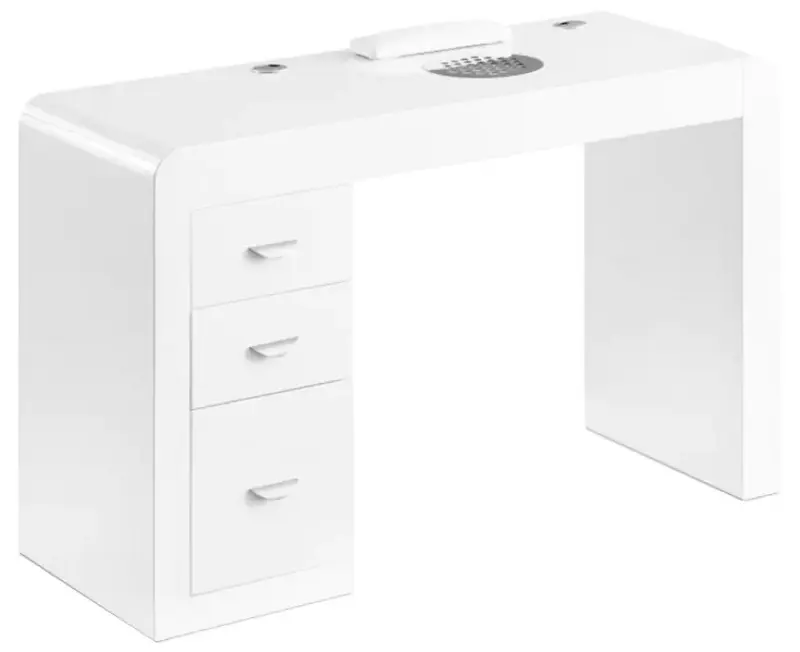 Masa manichiură cu aspirator Activeshop 312 132081 Right (White)