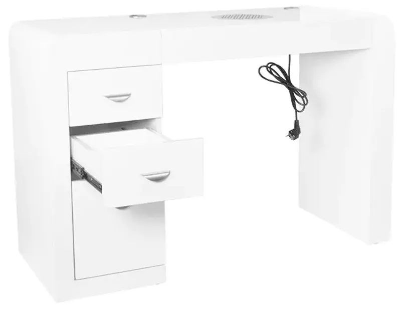 Masa manichiură cu aspirator Activeshop 312 132081 Right (White)