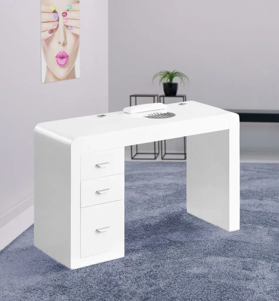 Masa manichiură cu aspirator Activeshop 312 132081 Right (White)