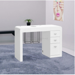 Masa manichiură cu aspirator Activeshop 312 141617 Left (White)