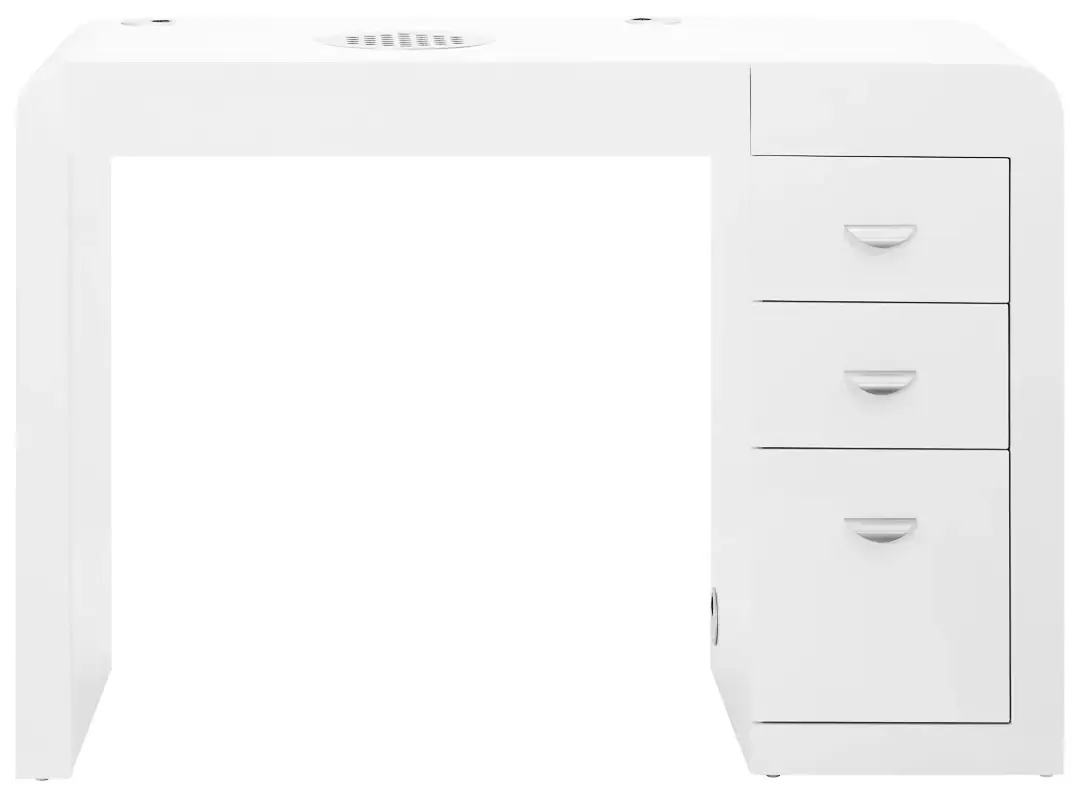 Masa manichiură cu aspirator Activeshop 312 141617 Left (White)