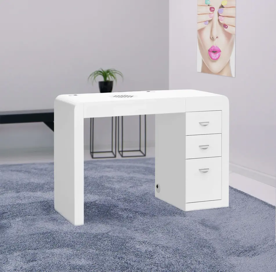 Masa manichiură cu aspirator Activeshop 312 141617 Left (White)